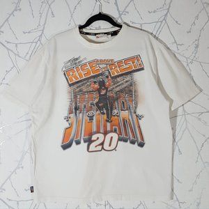 Chase Nascar White Cotton Graphic T-Shirt Tony Stewart